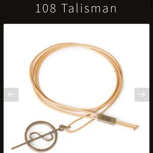 101 Tailsman One Golden Thread Antique Gold Spinnable Pendant Necklace SOLD OUT